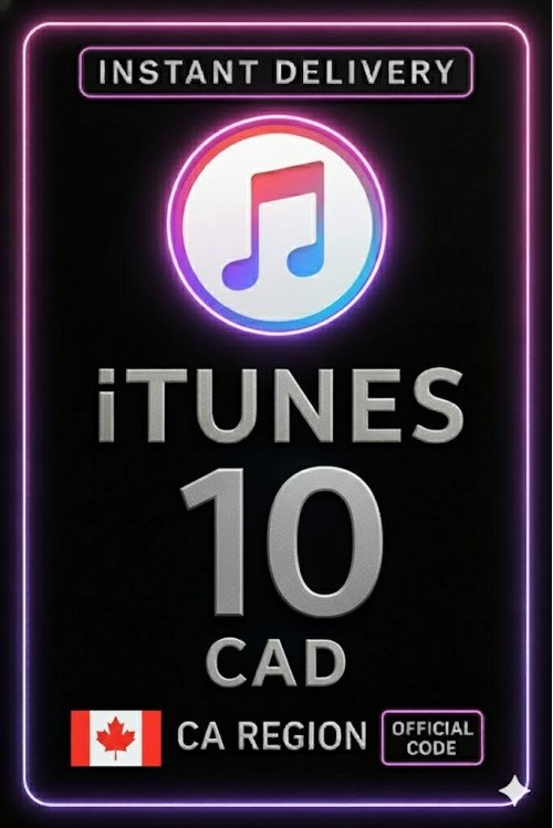 iTunes Gift Card 10 CAD CA