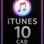 iTunes Gift Card 10 CAD CA