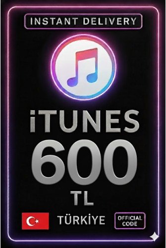 iTunes Hediye Kartı 600 TL Bakiye