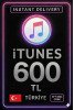 iTunes Hediye Kartı 600 TL Bakiye