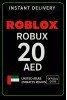 Roblox 20 AED AE