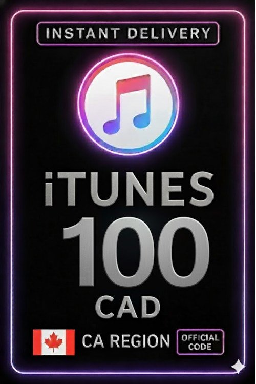 iTunes Gift Card 100 CAD CA
