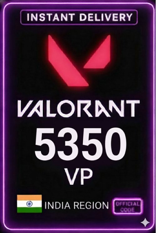 Valorant Points - 5350 VP (India) [Promo]