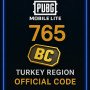Pubg Mobile Lite 765 BC