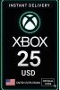 Xbox Live Gift Card 25 Usd Wallet
