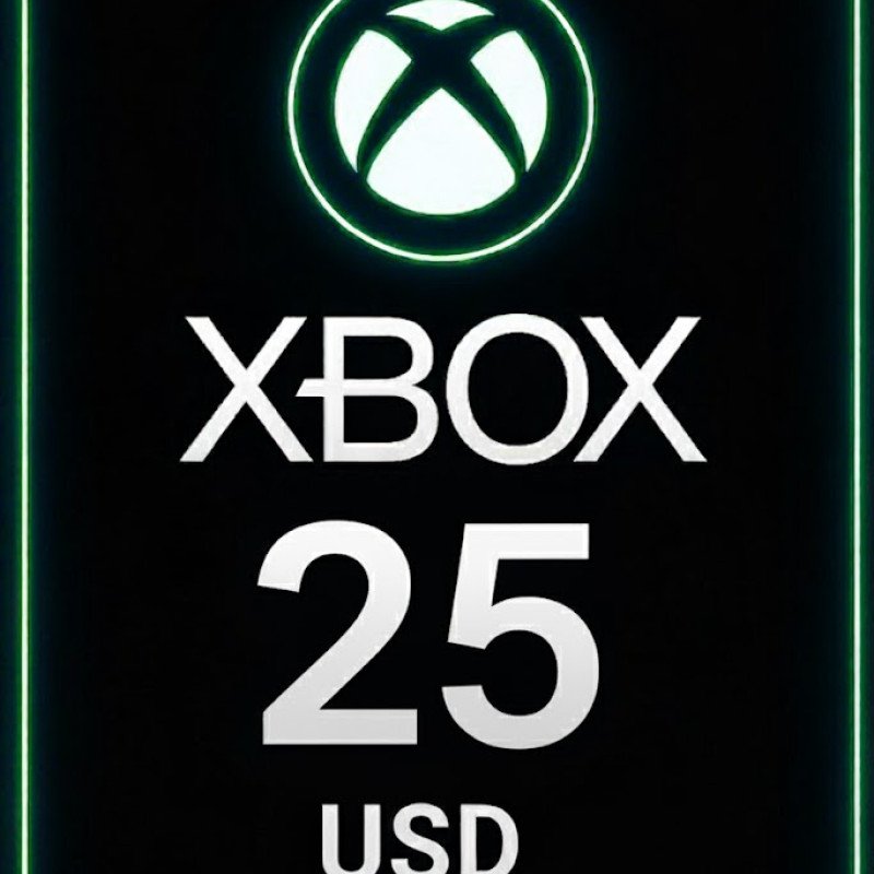 Xbox Live Gift Card 25 Usd Wallet