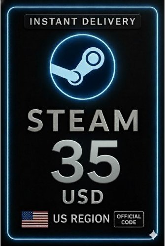 Steam Wallet Card 35 USD