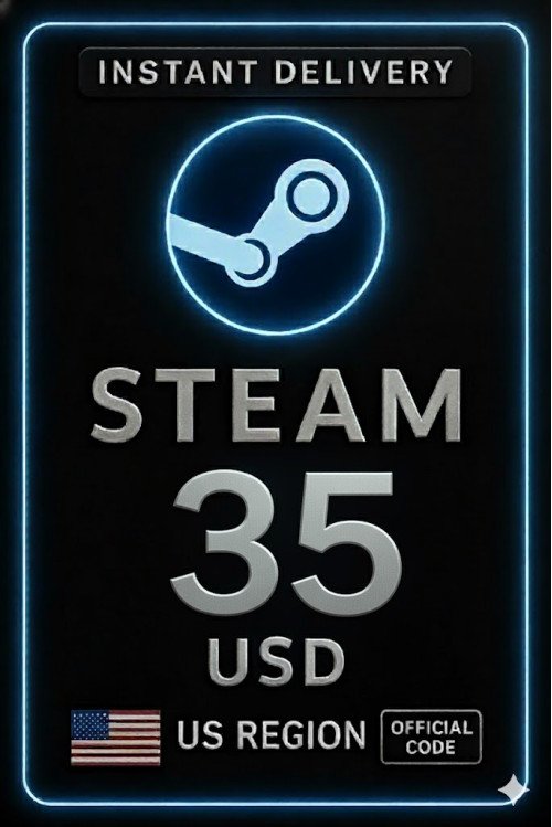 Steam Wallet Card 35 USD