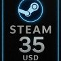 Steam Wallet Card 35 USD