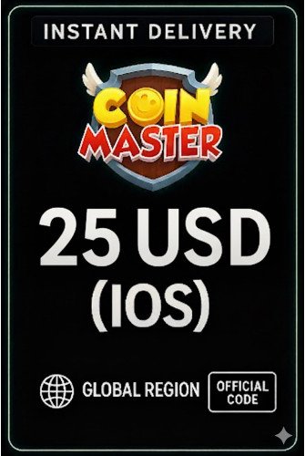 Coin Master (IOS) - 25 $ US