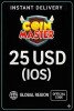 Coin Master (IOS) - 25 $ US