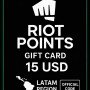 Riot Points Latam America - 15 USD