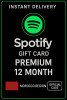 Spotify Gift Card Morocco - 12 Month Premium