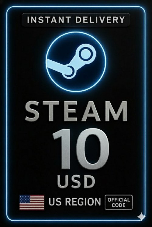 Steam Wallet Card 10 USD