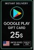 Google Play Gift Card - United States 25 $
