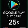 Google Play Gift Card - United States 25 $