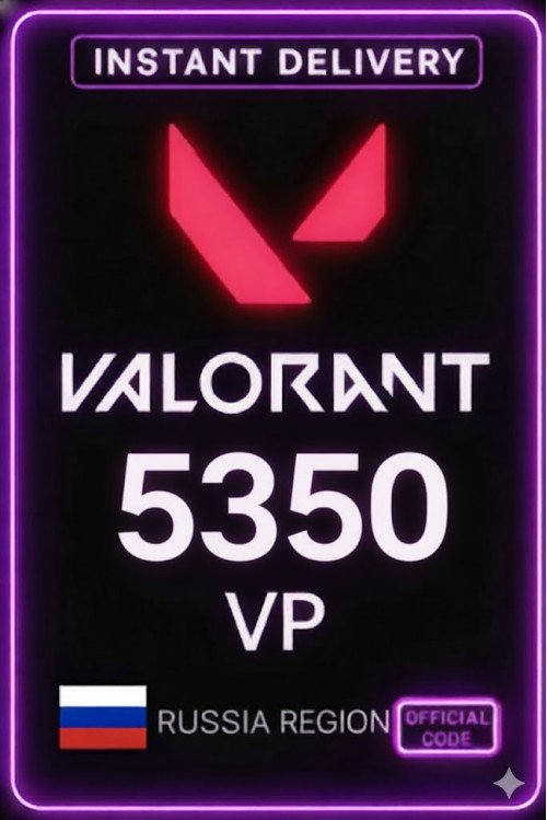 Valorant 5350 VP ( Russia Server )