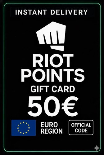 Riot Points 50 Euro Gift Card