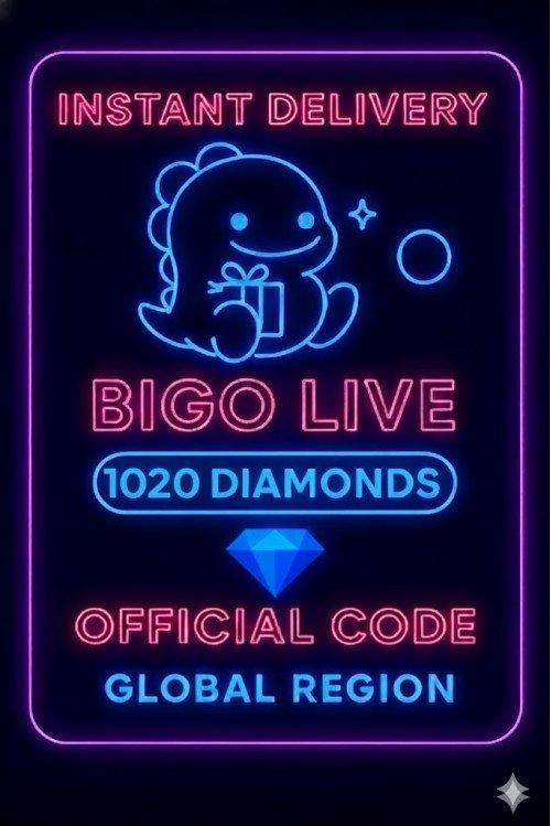 Bigo Live - 1020 Diamonds (Global)