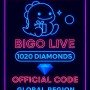 Bigo Live - 1020 Diamonds (Global)