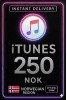 iTunes Gift Card 250 NOK NO