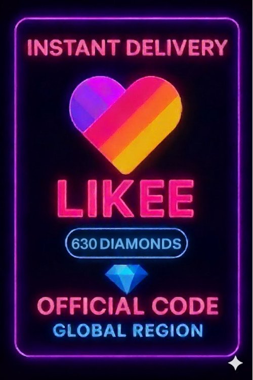 Likee 630 Diamonds Code - 15$