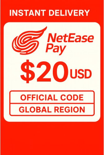 NetEase Pay Gift Card - 20$ USD
