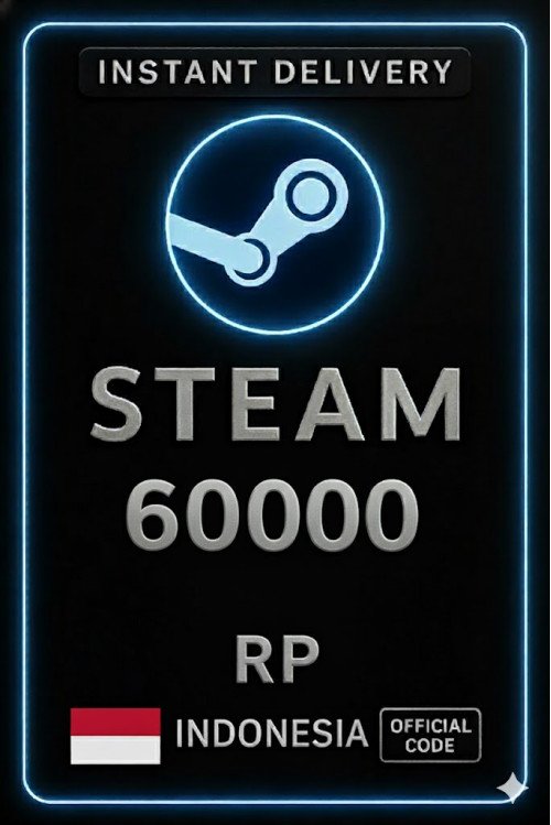 Steam Wallet Code Indonesia Rp 60000