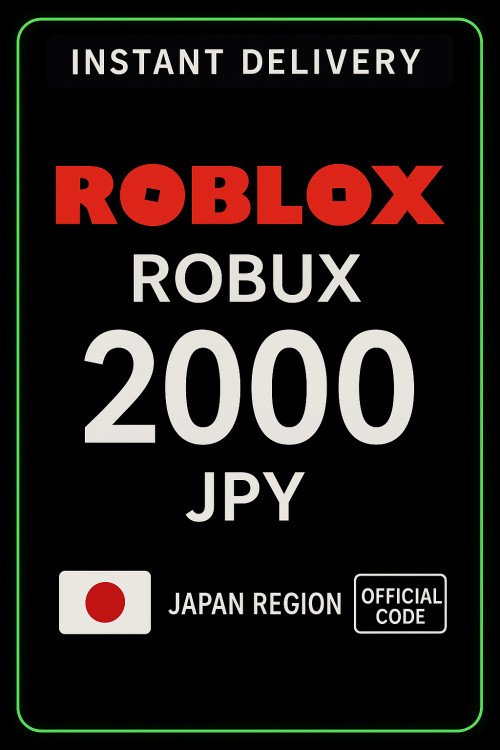 Roblox 2000 JPY Game Card (JP)