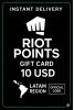 Riot Points Latam America - 10 USD