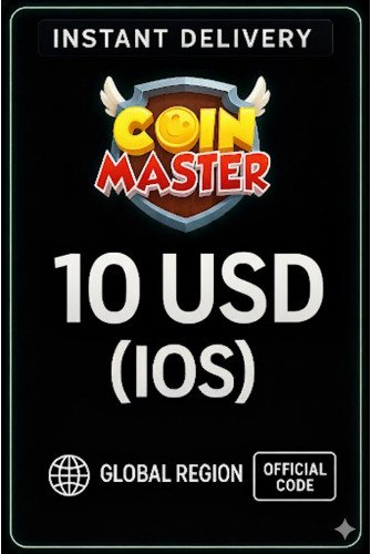 Coin Master (IOS) - 10 $ US