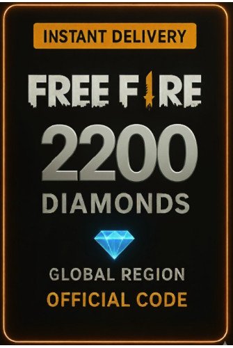 Free Fire 2200 + 220 Diamonds ( Global )