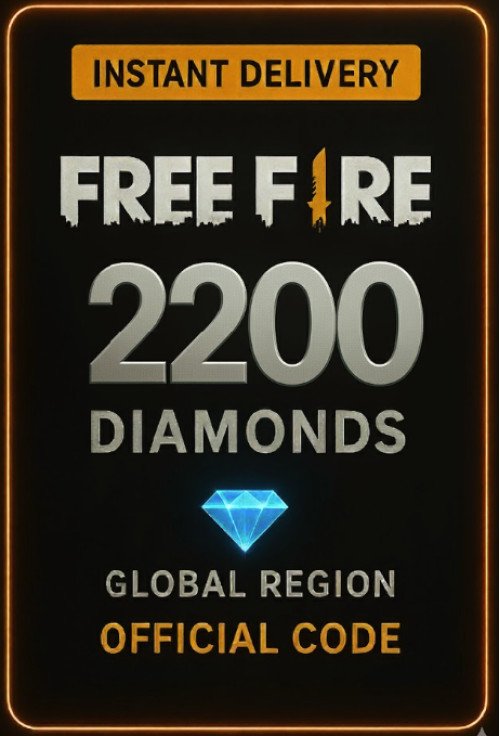 Free Fire 2200 + 220 Diamonds ( Global )
