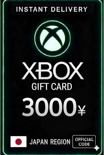 Xbox Live Gift Card 3000 Yen Wallet