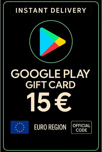 Google Play Gift Card - Europe 15 €