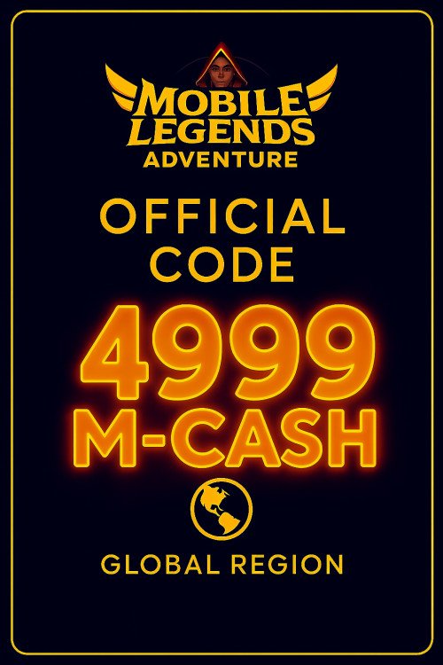 Mobile Legends Adventure 4999 M-Cash (Global)