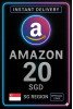 Amazon Gift Card - Singapore 20 SGD