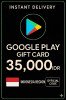 Google Play Gift Card - Indonesia IDR 35.000