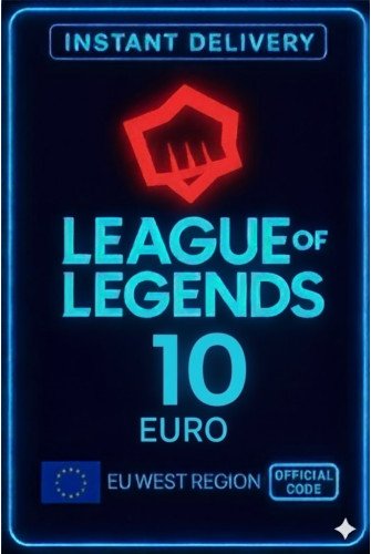 League Of Legends Eu West 10 EURO Riot Points