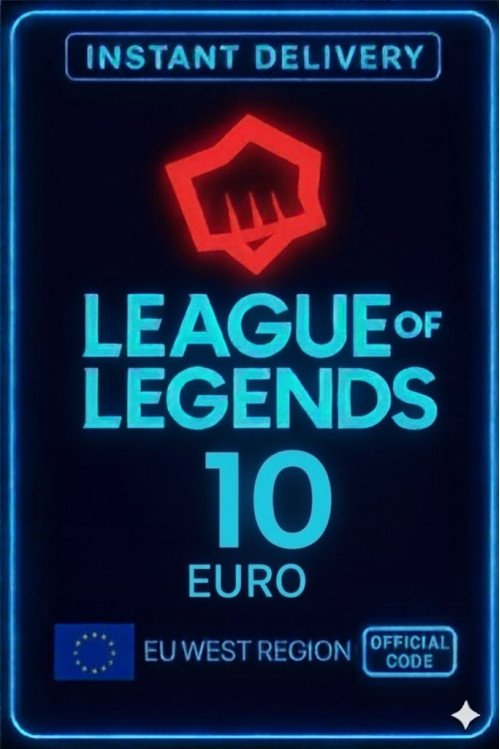 League Of Legends Eu West 10 EURO Riot Points