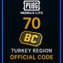 Pubg Mobile Lite 70 BC