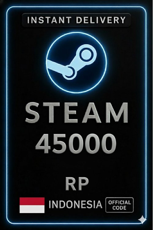 Steam Wallet Code Indonesia Rp 45000