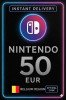 Nintendo eShop Card - 50€ (Belgium)