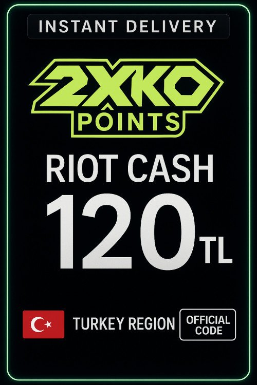 2XKO - KO Points 120 TL Riot Cash