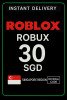 Roblox 30 SGD Game Card (SG)