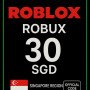 Roblox 30 SGD Game Card (SG)