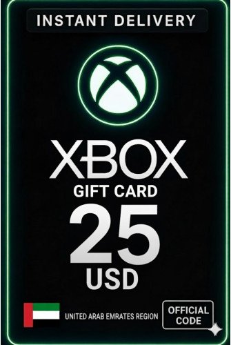 Xbox Gift Card Arab Emirates - 25$ - 99 AED