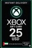 Xbox Gift Card Arab Emirates - 25$ - 99 AED