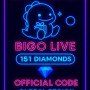Bigo Live - 151 Diamonds (Global)
