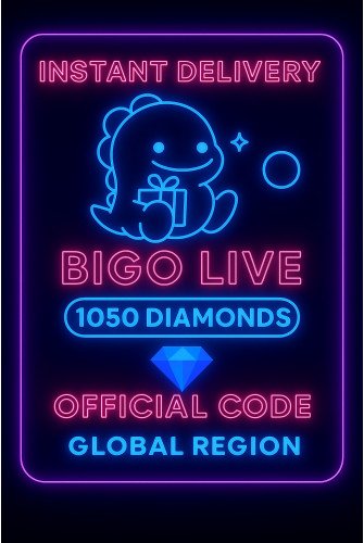 Bigo Live - 1050 Diamonds (Global)